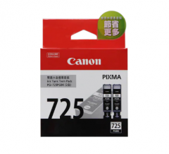 Canon PGI-725BKTWIN Black Ink for MG 5270/5170/6170 / iP4870 /MX886(19ml) (2packs) 墨盒套裝 #PGI725BKTWIN [香港行貨]