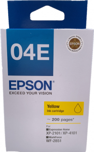 Epson C13T04E483 Yellow Ink For WF2851 黃色墨盒 #C13T04E483 [香港行貨]