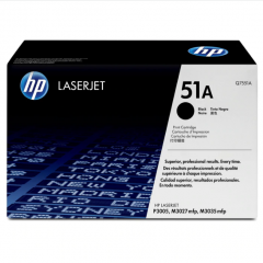 HP 51A Black Toner Cartridge for LaserJet P3005/M3027 mfp/M3035 mfp (6500 pages) 碳粉 #Q7551A-2