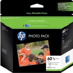  HP 60 COLOR PHOTO PACK(4R x50SH) CG848AA  墨盒相紙套裝 #CG848AA [香港行貨]