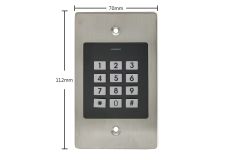 Card & Password Door Lock Panel EK2 嵌入式 PIN 鍵盤 + 感應卡 125KHZ EM 1000 位用戶 面板 EK2